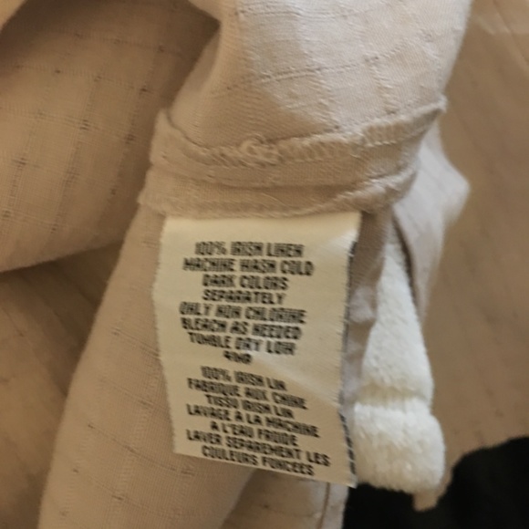 EILEEN FISHER 100%  Irish LINEN  full SLEEVES TUNIC - Picture 5 of 7